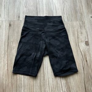 Lululemon Align HR Short 8” Black Camo